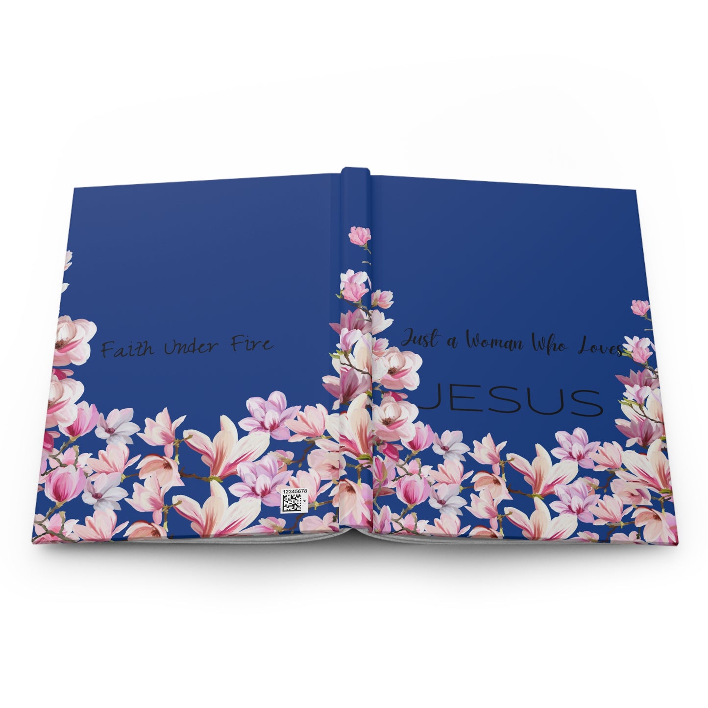 Just A Woman Lined Journal- Blue
