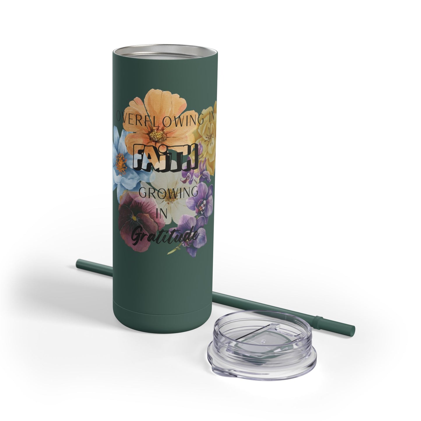 Faith and Gratitude Tumbler