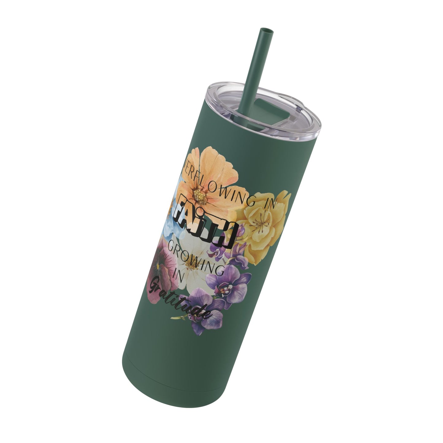 Faith and Gratitude Tumbler