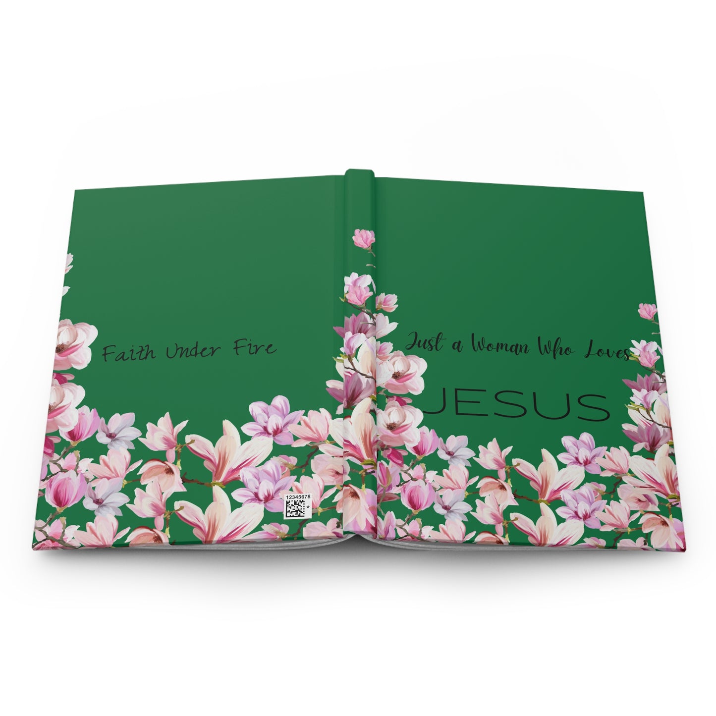 Just A Woman Lined Journal- Green