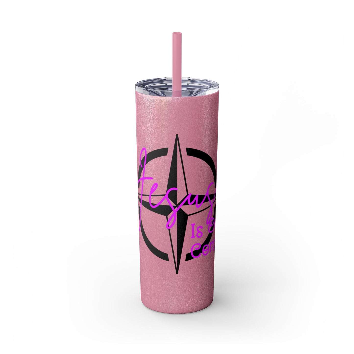 Jesus Is Our Compass Skinny Tumbler