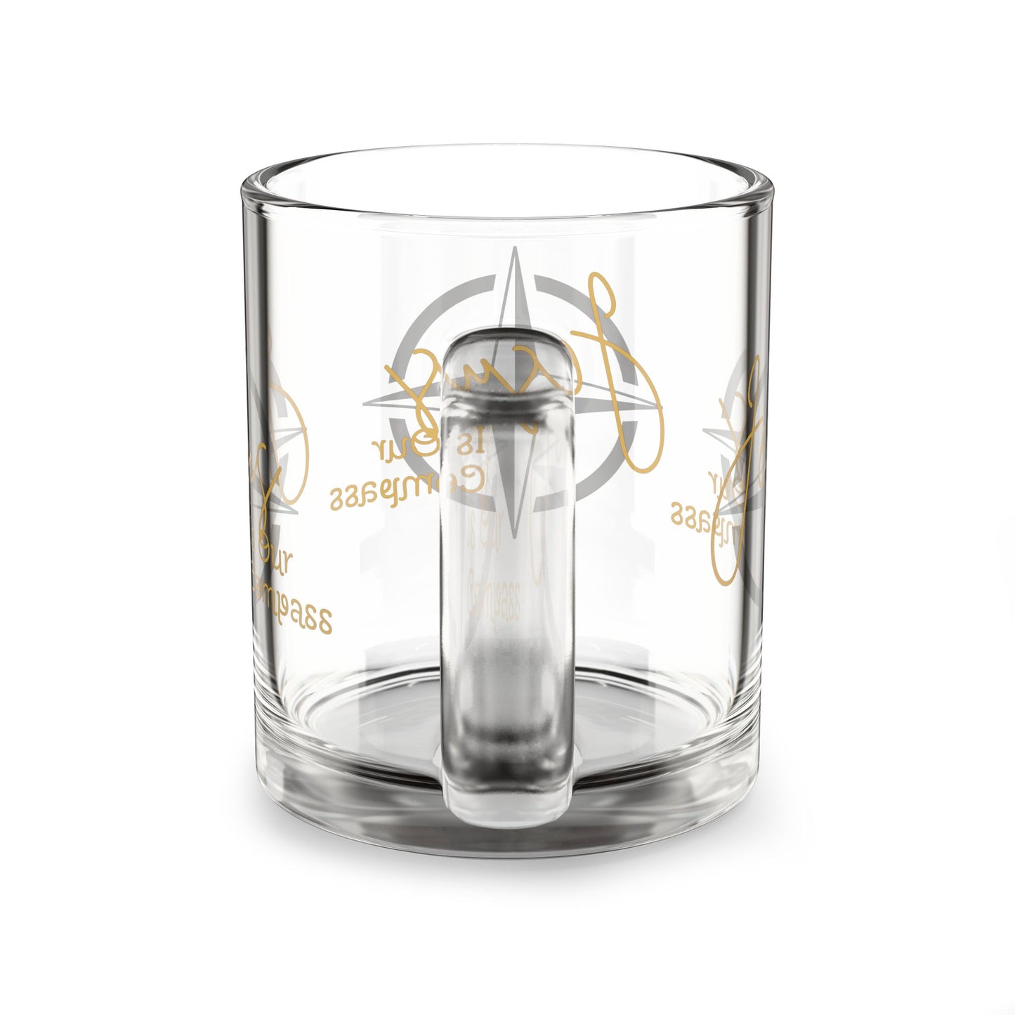 Jesus is Our Compass Mug (Gold Lettering)