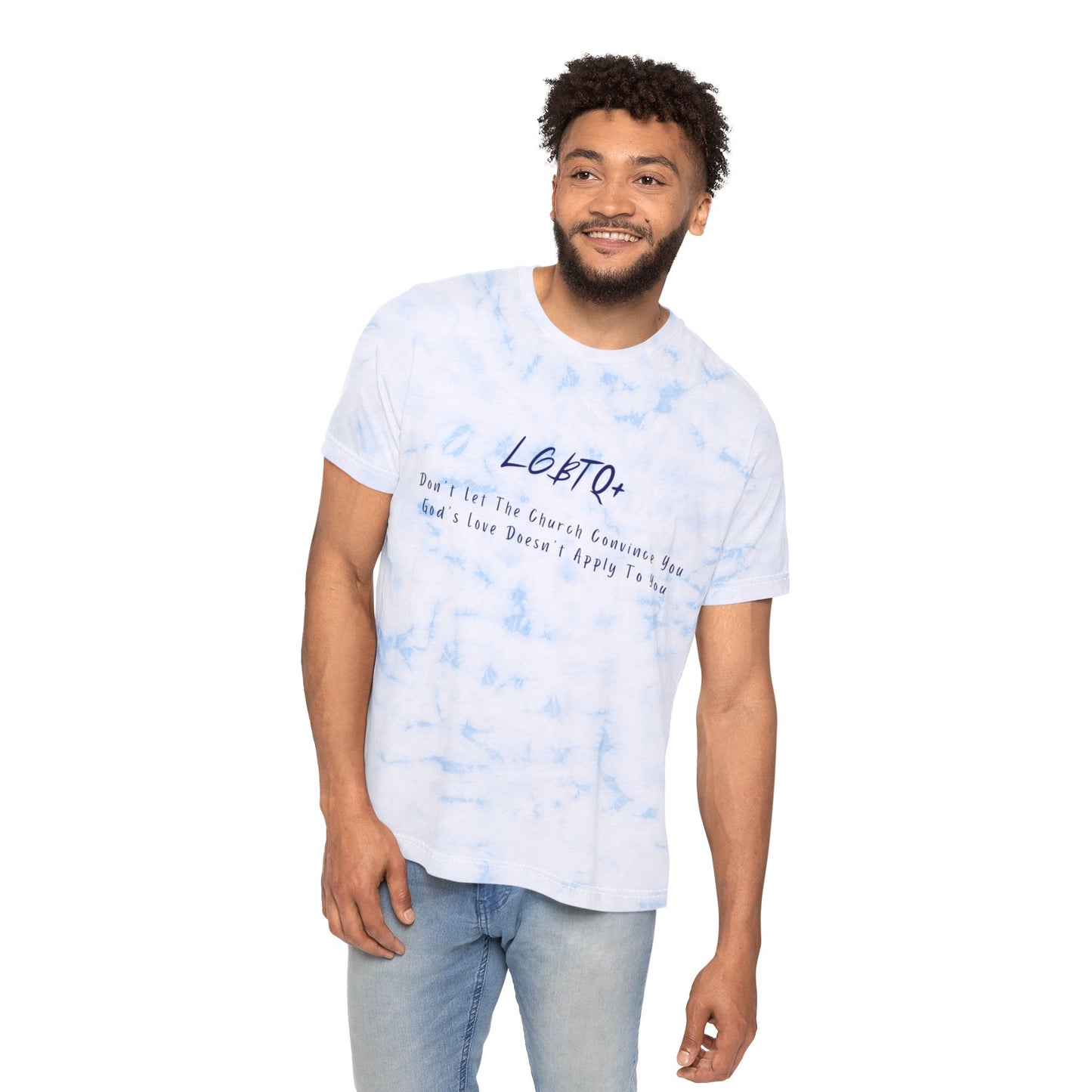 Tie-Dyed LGBTQ+ God's Love T-Shirt