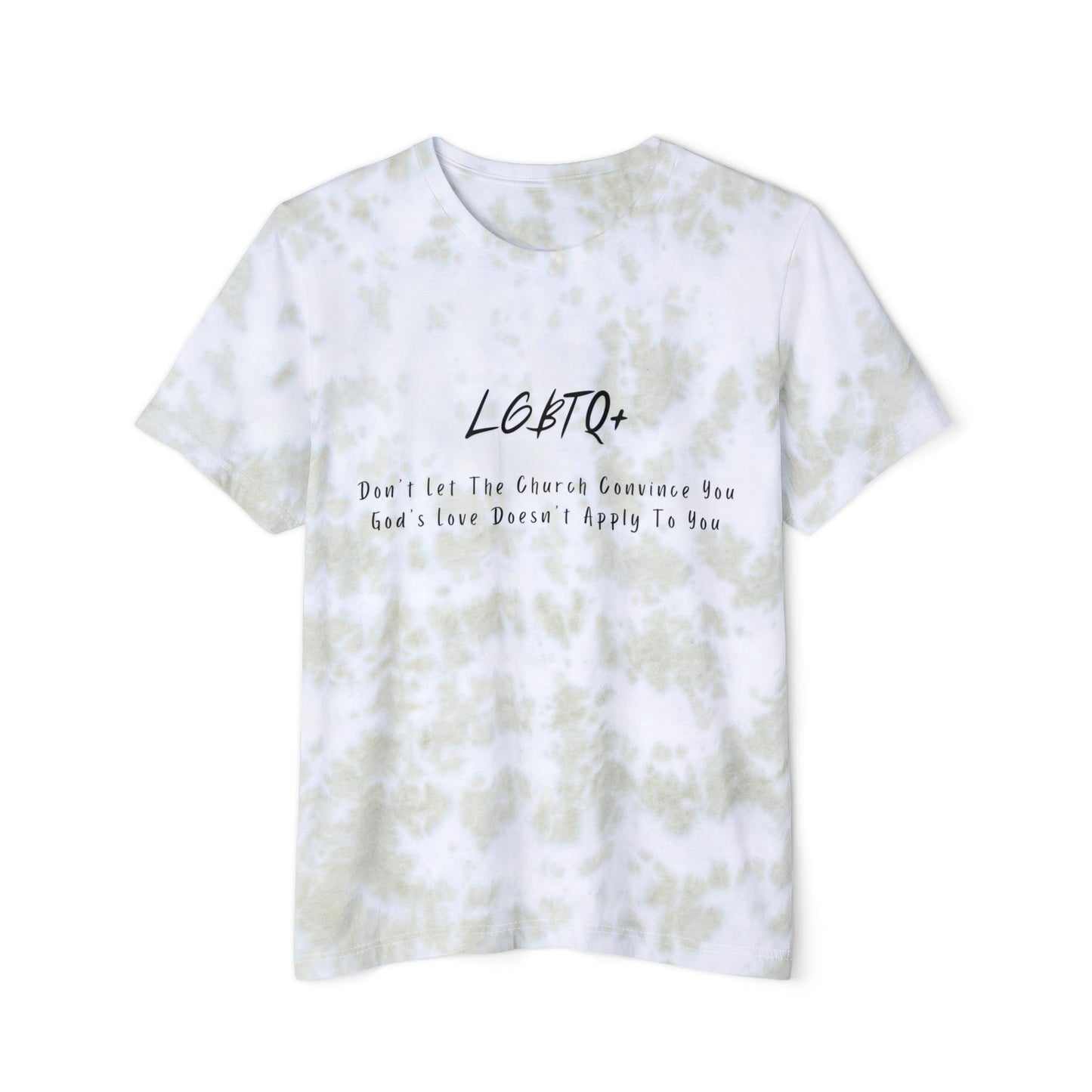 Tie-Dyed LGBTQ+ God's Love T-Shirt