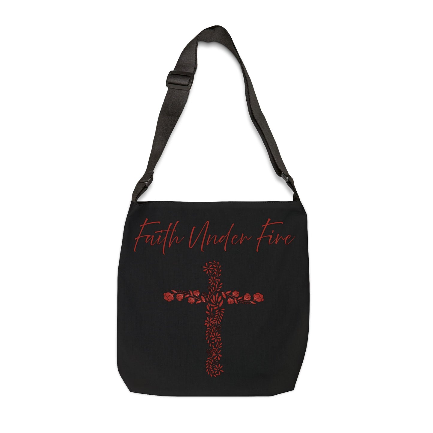 Faith Under Fire Adjustable Tote Bag