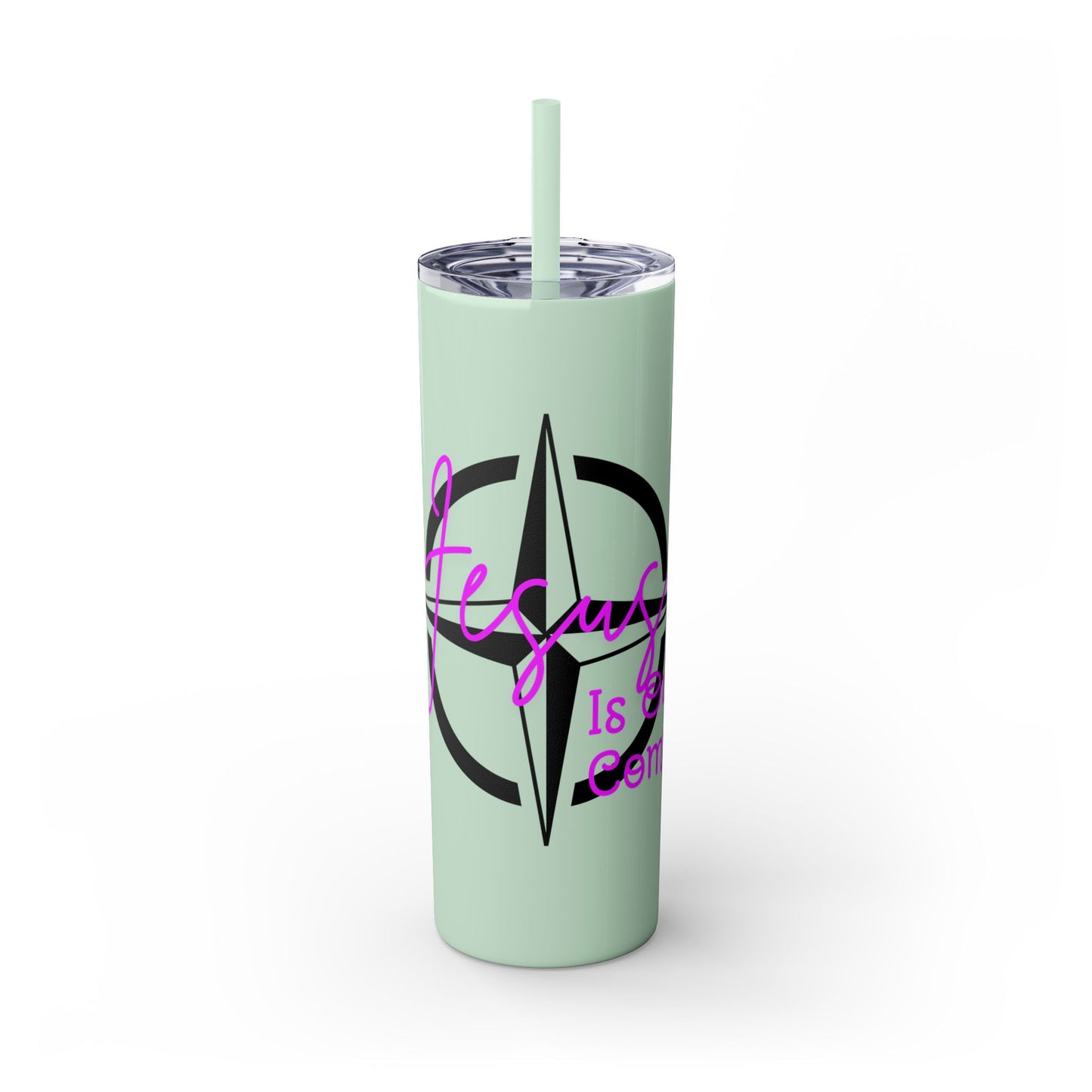 Jesus Is Our Compass Skinny Tumbler