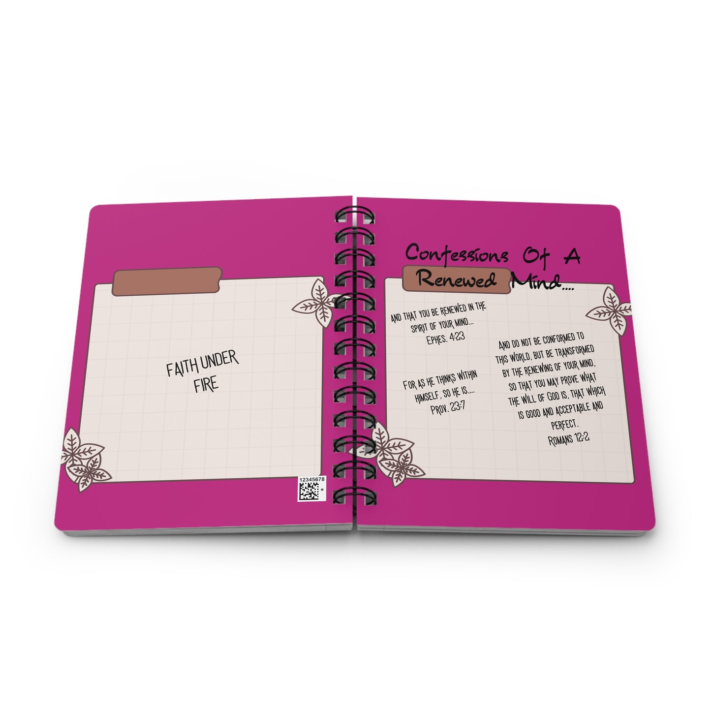 Renewed Mind Journal- Pink