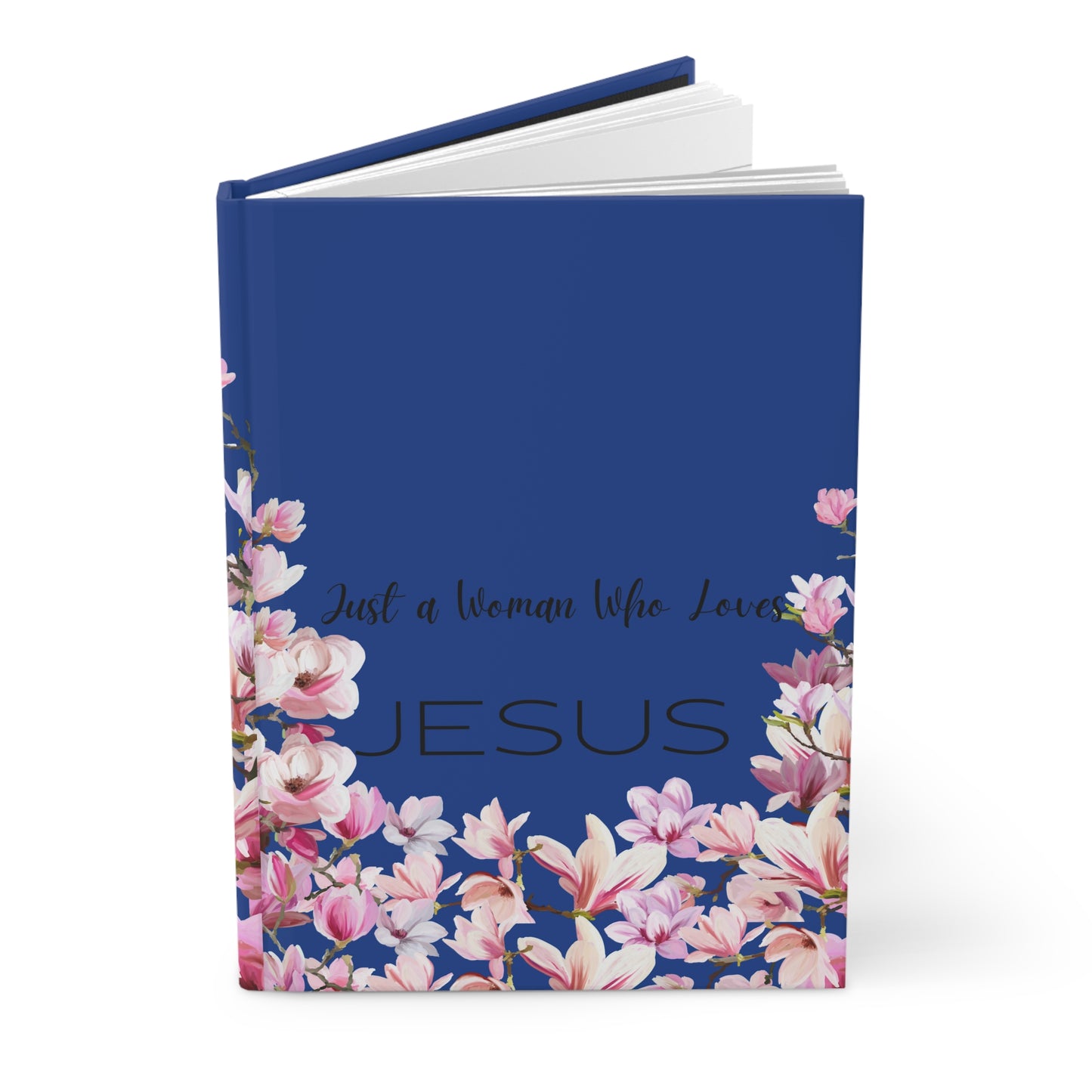 Just A Woman Lined Journal- Blue