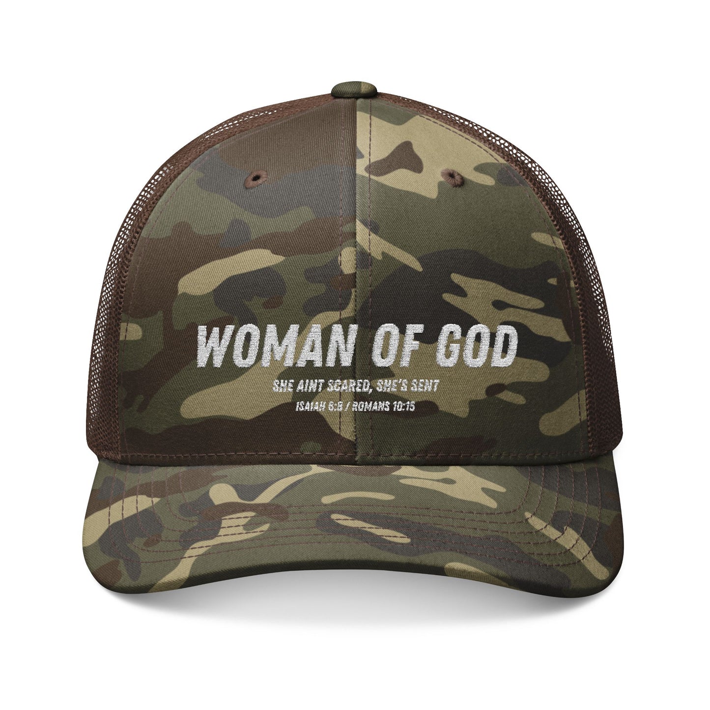 Woman of God Camo Hat