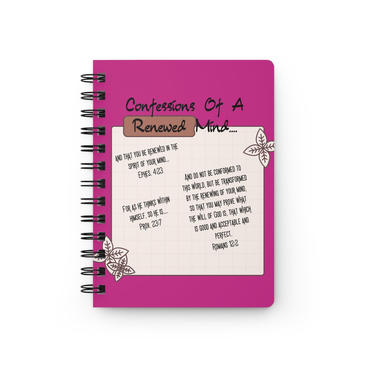 Renewed Mind Journal- Pink