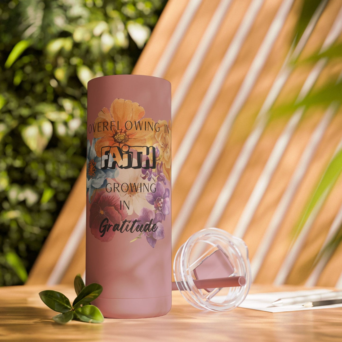 Faith and Gratitude Tumbler
