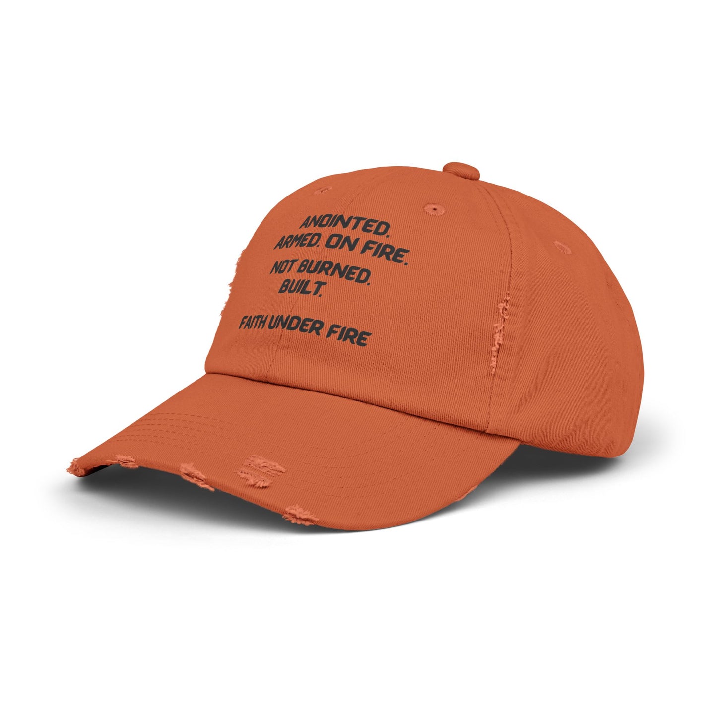 Faith Under Fire Distressed Hat