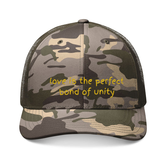 Bond of Unity Camo Trucker Hat