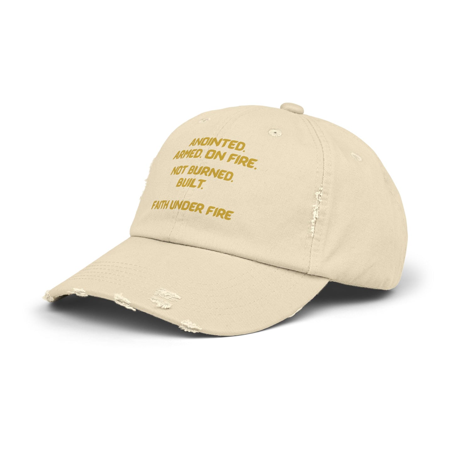 Faith Under Fire Distressed Hat