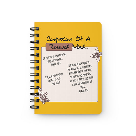 Renewed Mind Journal- Yellow