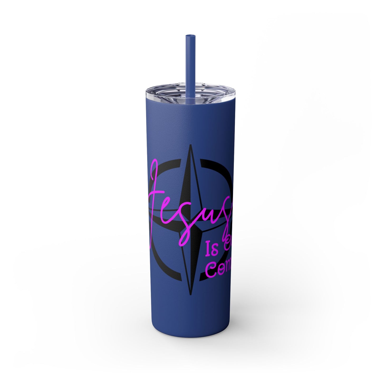 Jesus Is Our Compass Skinny Tumbler