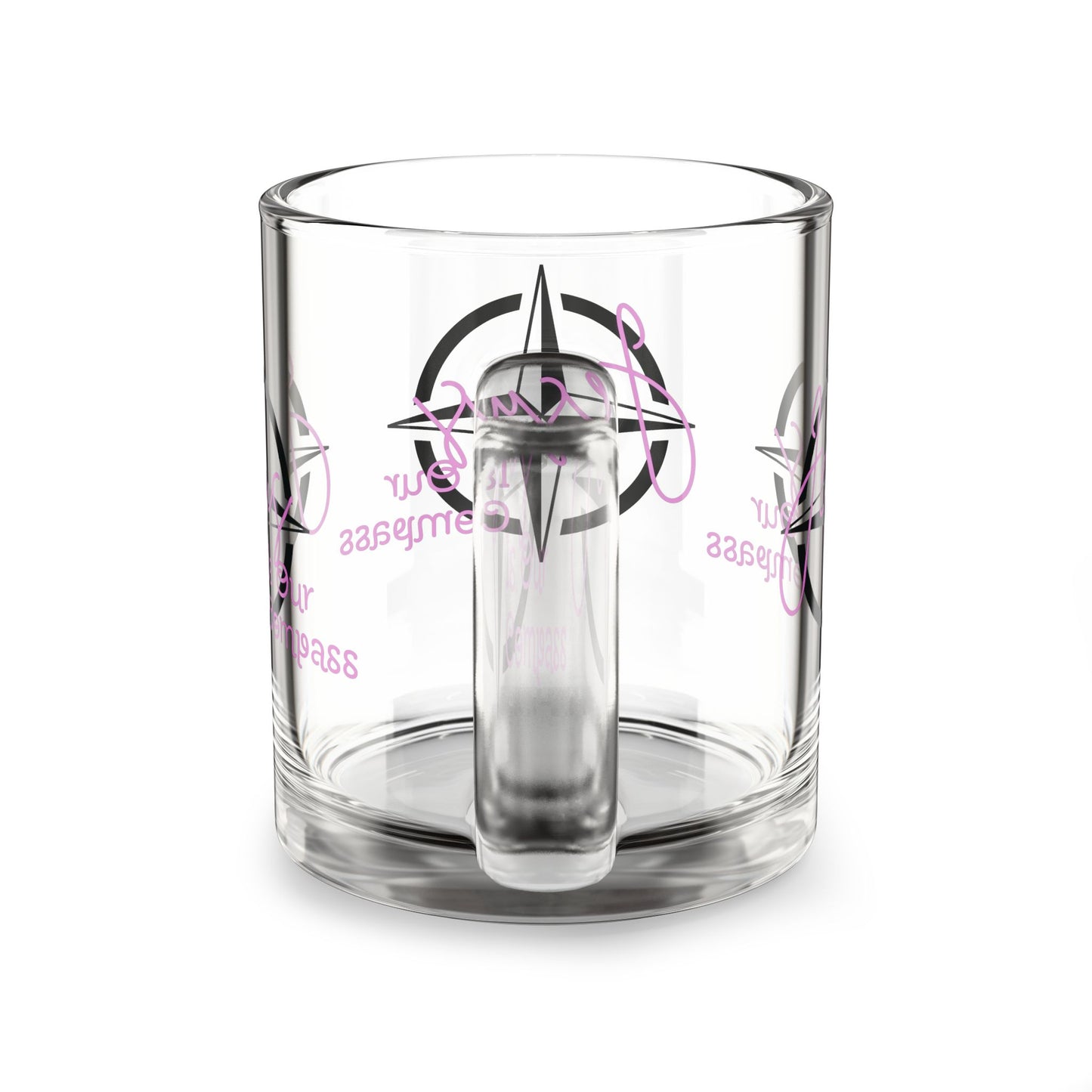 Jesus Is Our Compass Mug (Pink Lettering)