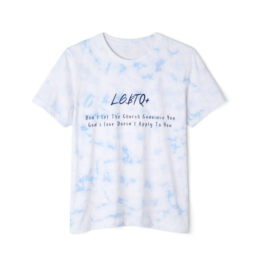 Tie-Dyed LGBTQ+ God's Love T-Shirt