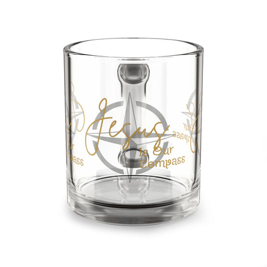 Jesus is Our Compass Mug (Gold Lettering)