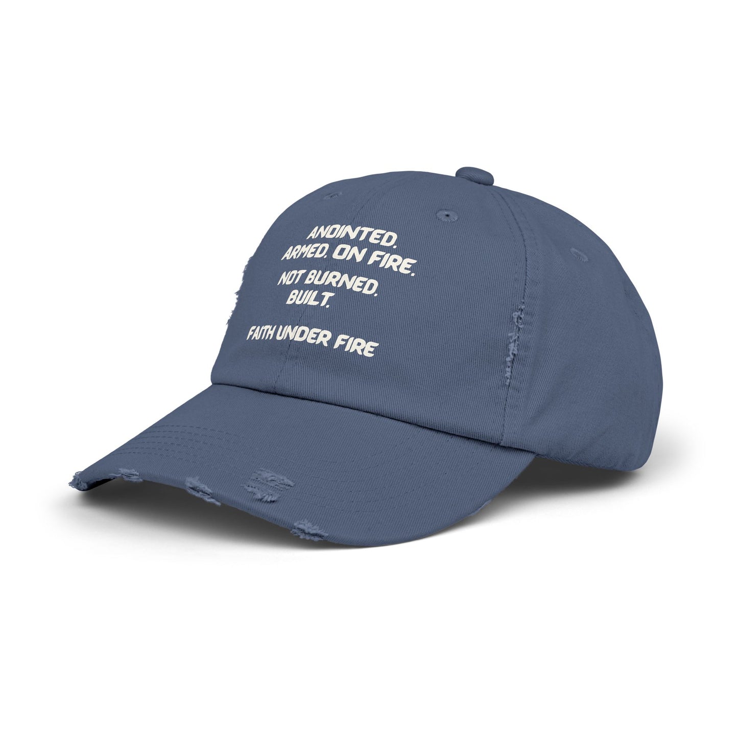 Faith Under Fire Distressed Hat